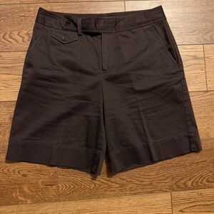 Lauren Ralph Lauren Brown Women's Bermuda Shorts Soft Stretch Preppy Size 4
